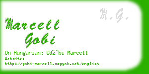 marcell gobi business card